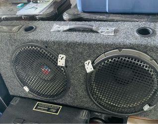 Vintage 212 inches dual Speaker Box