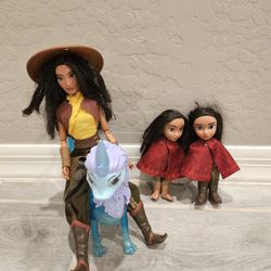 Disney. Raya And Last Dragon. Dolls.