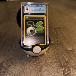 Pokemon Team Rocket-1st Edition Graded 9 Potion Energy Card(card Only Ball Not Included) 