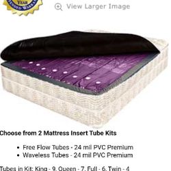 Water Bed With Regular Mattress Cover On Top