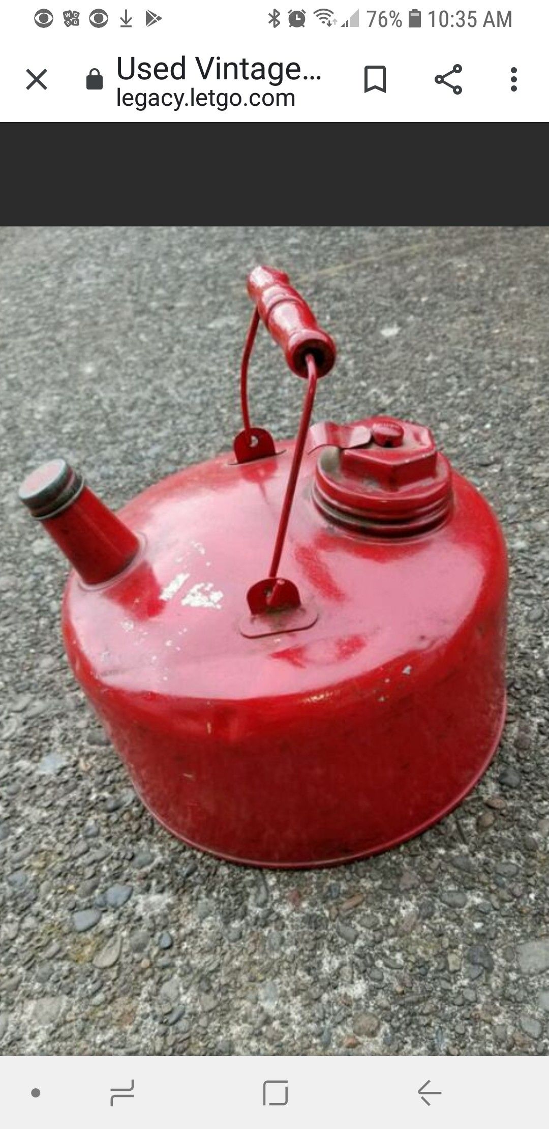Vintage Gas Can