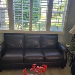 Leather Couch And Love Seat