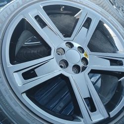 24 Inch Custom Rims  (4) & Tires