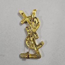YSL Used Brooch Pin 
