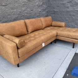 Leather Sectional Couch