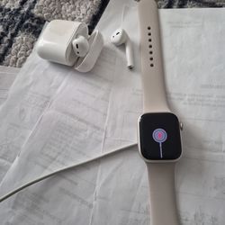 Watch & earphones both Apple