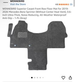 Superior Carpet Front Row Floor Mat