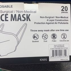 20 Pack KN95 Face Masks