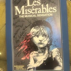 LES MISERABLES signed autographs