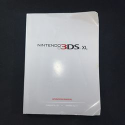 Nintendo 3DS XL Manual Only. 