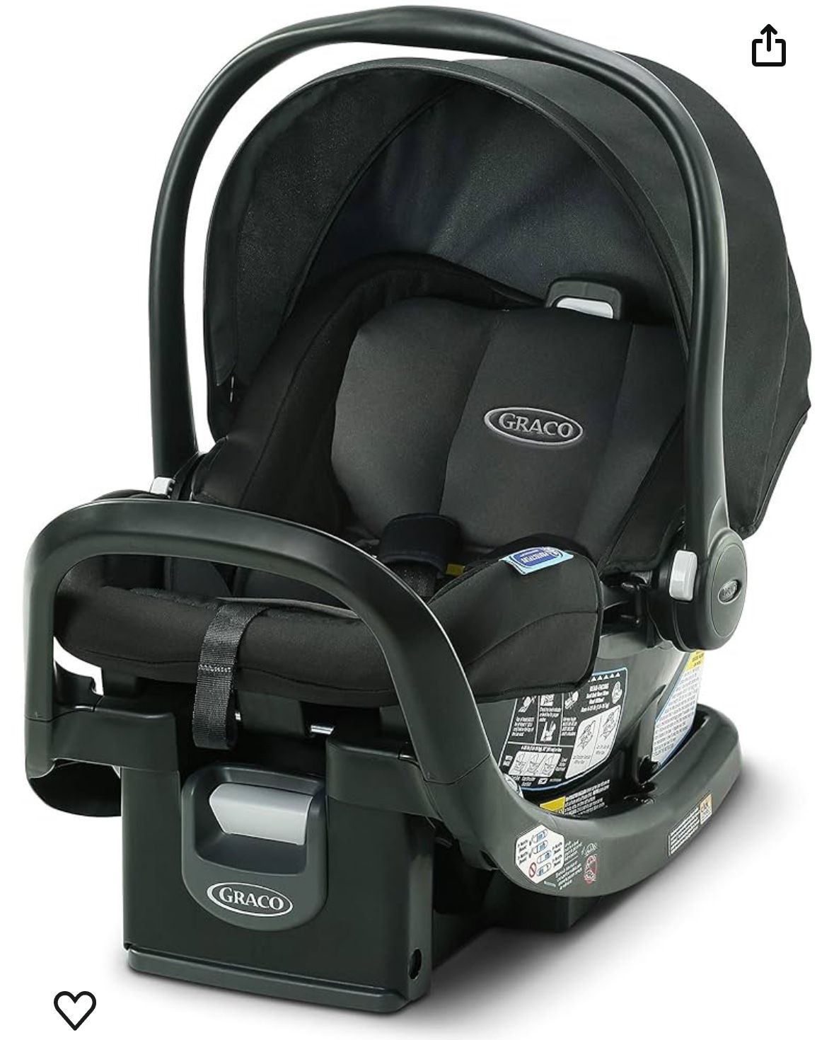Graco SnugFit 35 Infant Car Seat with Anti Rebound Bar