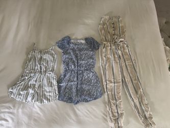 Abercrombie Kids Size 13/14 Rompers And Jumpsuit 