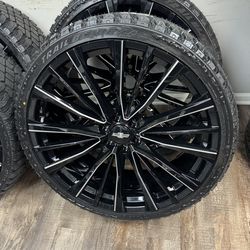 NEW 26 inch Gm style wheels wrapped in 305/30r26 atturo xt tires