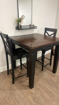 Table With Three Chairs