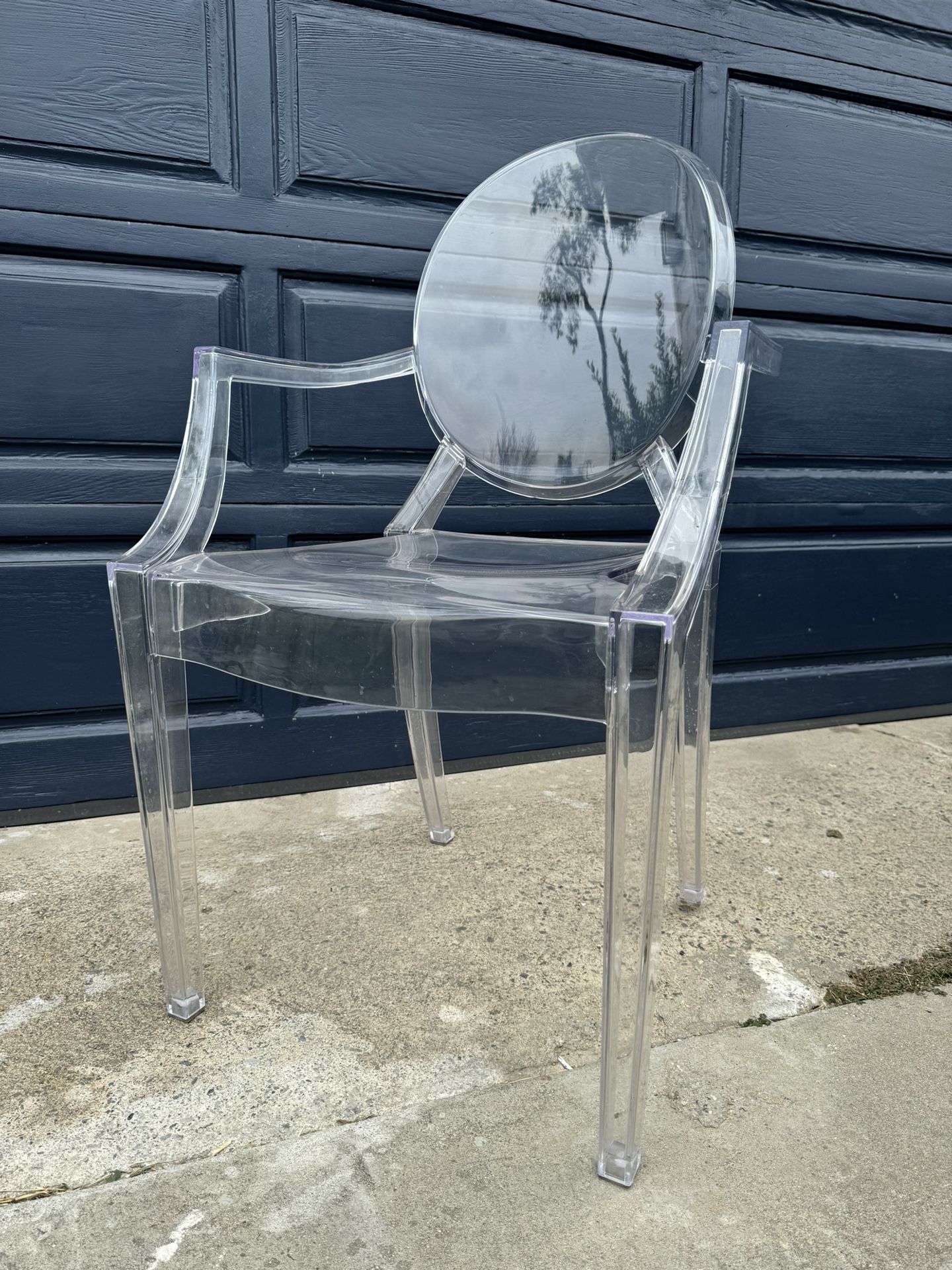 acrylic arm chair