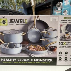 Brand New GreenPan Jewel Pro 11-piece Cookware Set