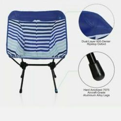 ALPHA CAMP Lightweight Camping Chair Folding Camping Backpack Chair with Carry Bag