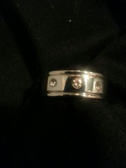 New sz 9 stainless steel mens band