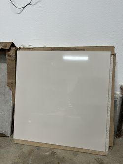 24x24 Cream White Tiles 