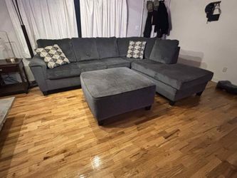 Ashely Smoke Grey Couch