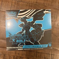 Pokemon Trading Card Games Scarlet & Violet 10.5 Black Bolt Elite Trainer Box