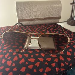 Jimmy Choo Aviator Sunglasses 