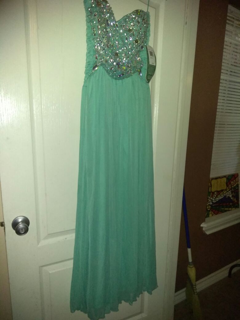 LADY NIGHT DRESS COLOR CELESTE NEW SIZE (15)