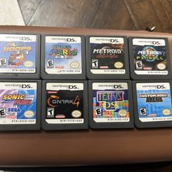 I sell 8 great games for nintendo ds
