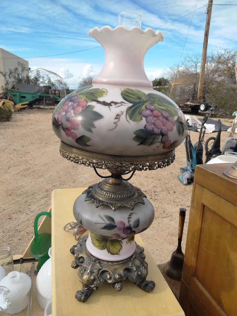 Vintage Hurricane Lamp