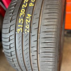 22” tire continental 315/30/22 with free installation $150 each