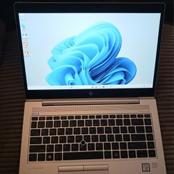 Fast Slim Metal HP EliteBook Laptop Intel Quad Core CPU USB C Thunderbolt Port Webcam 1080P FHD LCD Windows 11 Professional 