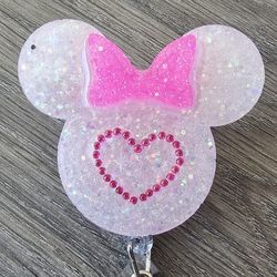Minnie Mouse Badge Reel 💗