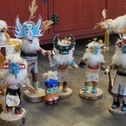 Kachina Dolls, Lot Of 8
