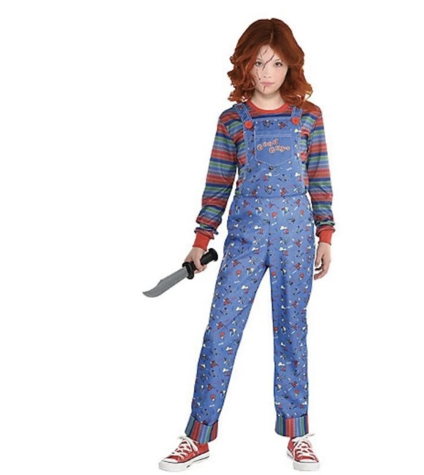 Girls Chucky Costume-Medium