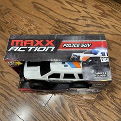 $15 Maxx Action 12’’ Large Police Car Toy – Siren Sounds and Bright Lights