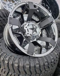 XD SERIES 20IN WHEELS WITH OFF ROAD TIRES