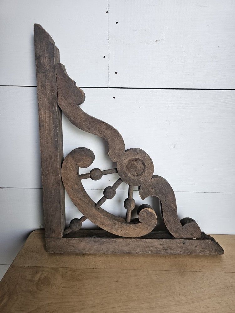 Antique Wood Corbels, "Victorian Gingerbread" style.