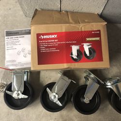 Husky 5 inch Casters