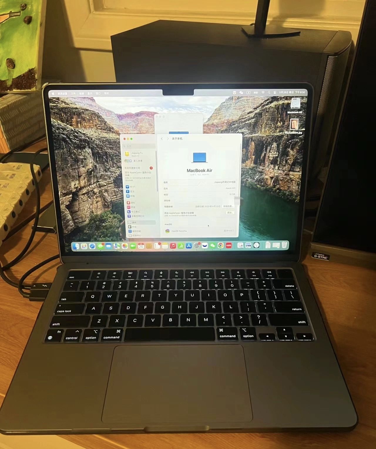 Macbook air m3 16x512