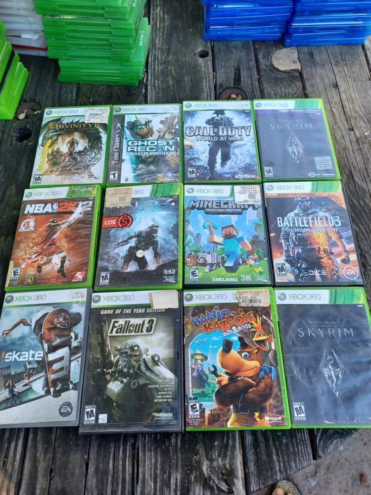 84 EMPTY XBOX 360 VIDEO GAME CASES LOT WITH COVERS $160 FINAL PRICE