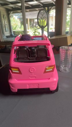 Barbie SUV toy and doll