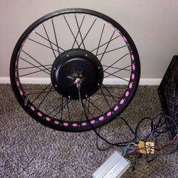 26”x3.5” 1500w Electric Hub Fat Wheel