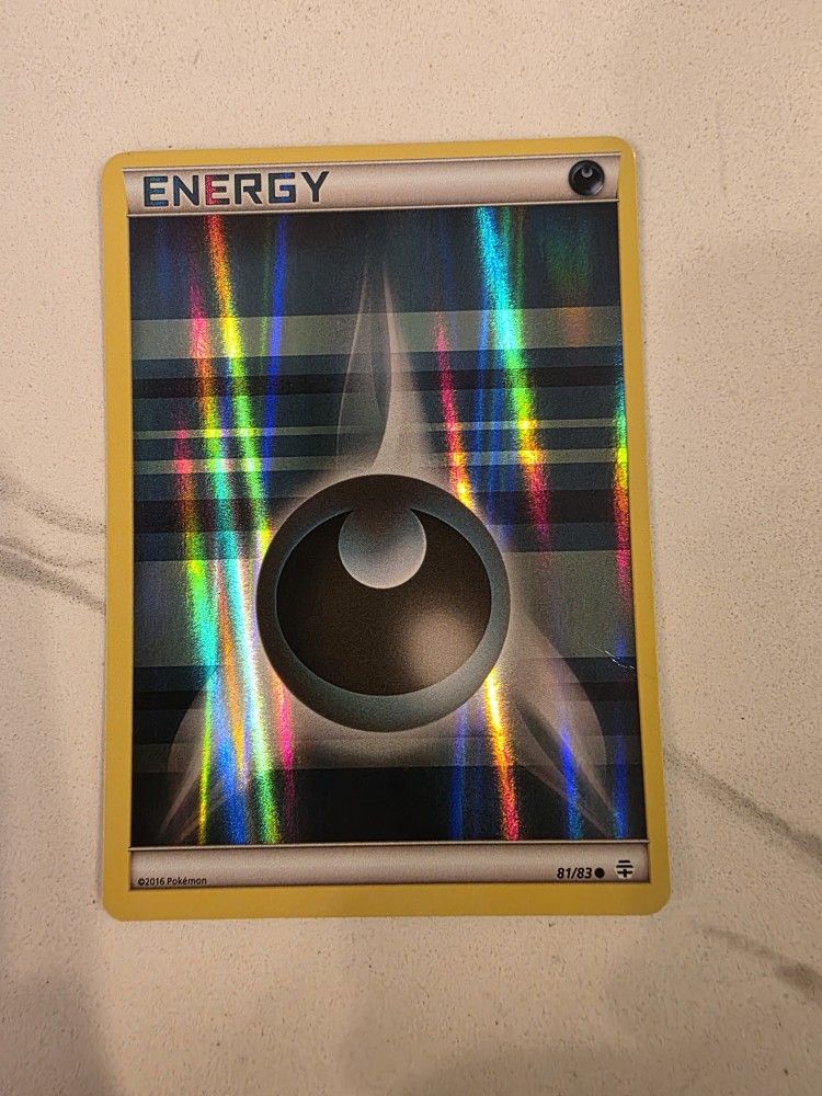 Darkness Energy 81/83 Holo Pokemon Generations NM Pokemon Card