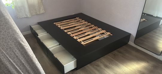 Queen size ikea bed frame *need gone asap*