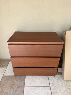 IKEA Malm 3-Drawer Dresser Brown