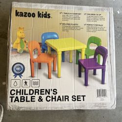 Childrens Table & Chair Set