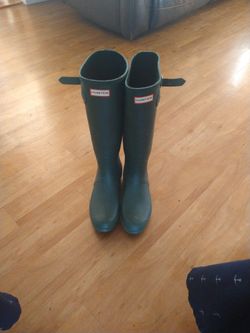Hunter Botas Para La Lluvia Semi Nuevas Size 10 Para Mujer