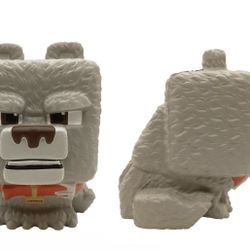 Minecraft Mighty Mega Squishme – Dennis The Wolf – Large Slow-Rise Squishy Toy – Official Minecraft