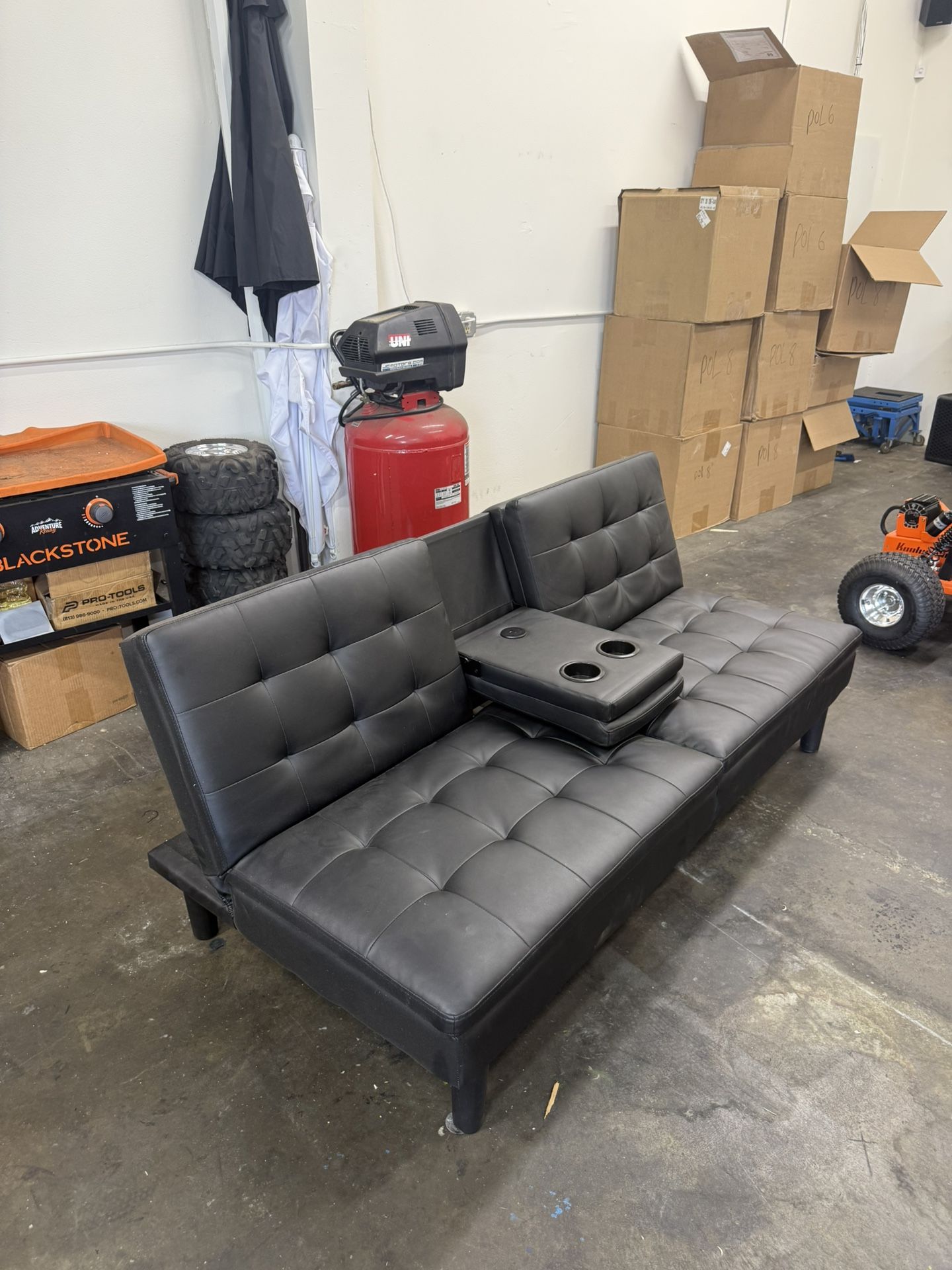 Leather Futon