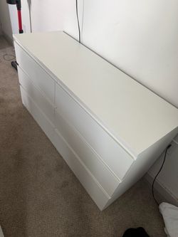 Ikea white 6 drawer dresser